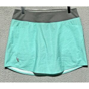 Simms Fishing Skort Womens M Gray Pull On Lined Stretch Pickleball Outdoors Hike